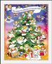 Queence Wanddecoratie Kerstboom HD premium posterdruk incl. houten lijst (1 stuk) - Thumbnail 1