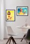 Queence Wanddecoratie Citruspower HD premium posterdruk incl. houten lijst (1 stuk) - Thumbnail 1