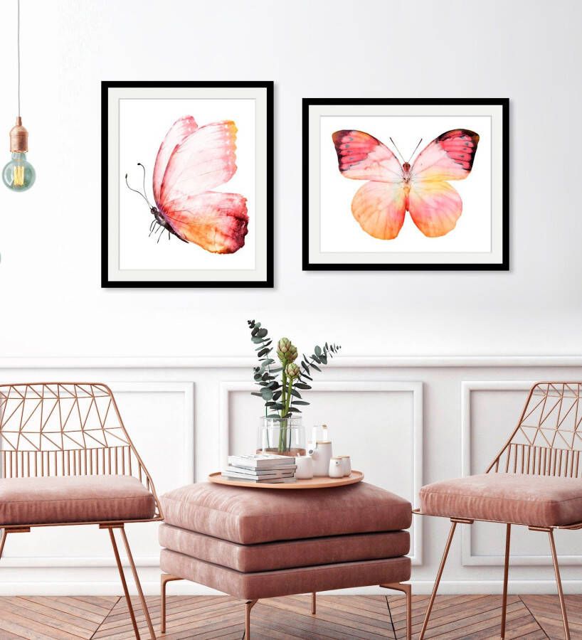 queence Wanddecoratie Cooper HD premium posterdruk incl. houten lijst (1 stuk)