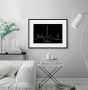 Queence Wanddecoratie Dubai skyline HD premium posterdruk incl. houten lijst (1 stuk) - Thumbnail 1