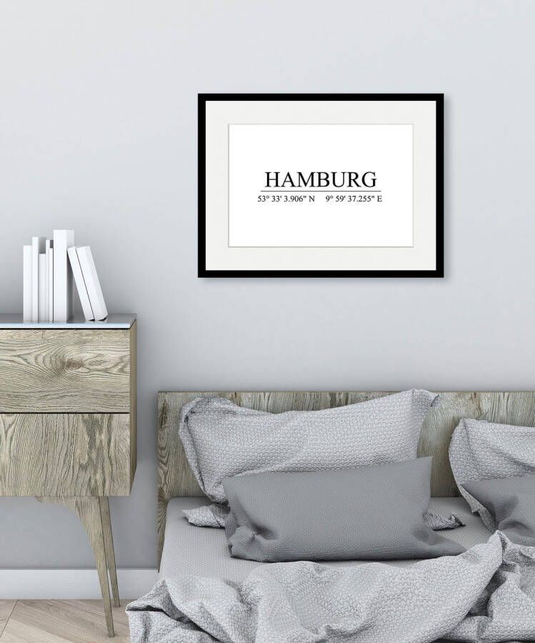 Queence Wanddecoratie Hamburg (1 stuk)