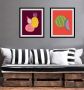 Queence Wanddecoratie Kimmy HD premium posterdruk incl. houten lijst (1 stuk) - Thumbnail 1
