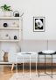 Queence Wanddecoratie Leslie HD premium posterdruk incl. houten lijst (1 stuk) - Thumbnail 1