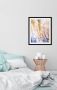 Queence Wanddecoratie Aquarelle HD premium posterdruk incl. houten lijst (1 stuk) - Thumbnail 1