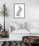 Queence Wanddecoratie MILLIE HD premium posterdruk incl. houten lijst (1 stuk) - Thumbnail 1
