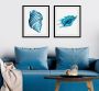 Queence Wanddecoratie Ralf HD premium posterdruk incl. houten lijst (1 stuk) - Thumbnail 1