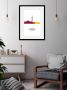 Queence Wanddecoratie Stuttgart HD premium posterdruk incl. houten lijst (1 stuk) - Thumbnail 1