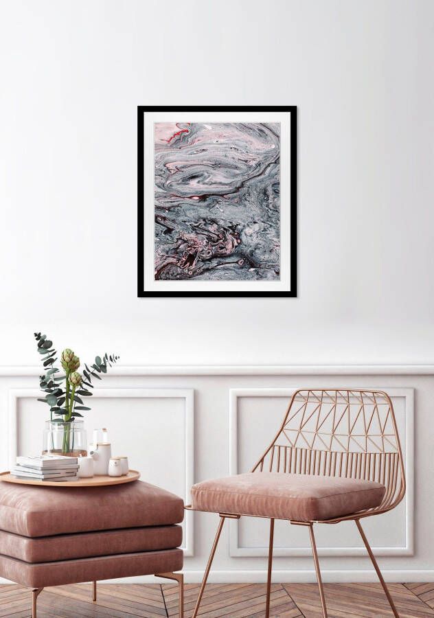 Queence Wanddecoratie TIM HD premium posterdruk incl. houten lijst (1 stuk)