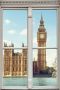 Queence Wandfolie Big Ben Muursticker muurdecoratie zelfklevend 3D raam - Thumbnail 1