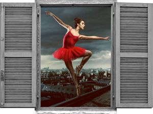 Queence Wandfolie Danseres (1 stuk)