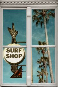 Queence Wandfolie Surf Shop