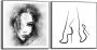 Reinders! Artprint Illustratie vrouw portret abstract (2-delig) - Thumbnail 1