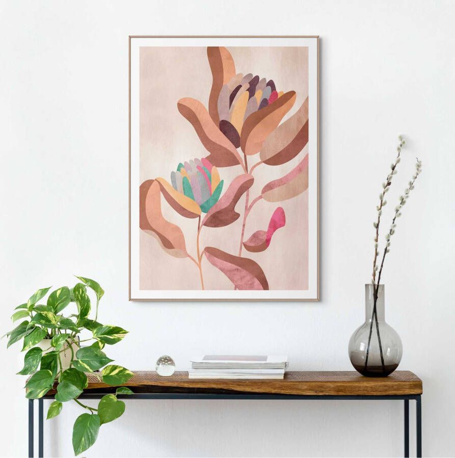 Reinders! Artprint met lijst Earth Flowers