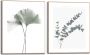 Reinders! Artprint met lijst Eucalyptusblad plant Ginko natuurmotief botanisch (2-delig) - Thumbnail 1