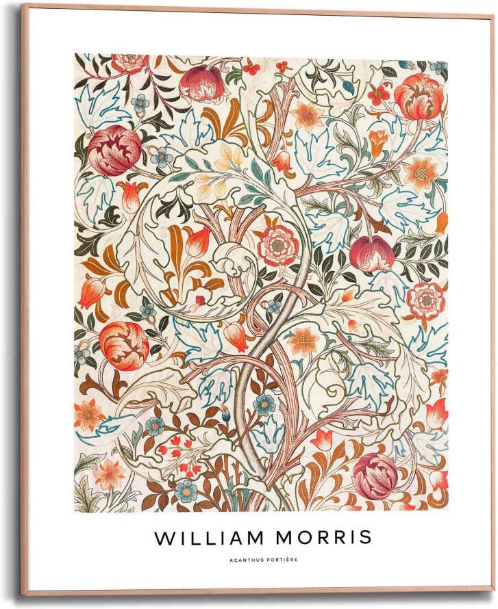 Reinders! Artprint met lijst Fantasy Art William Morris