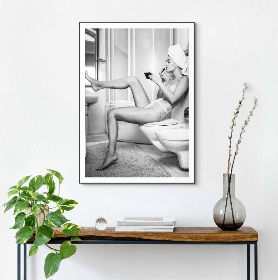 Reinders! Artprint met lijst Getting Dressed