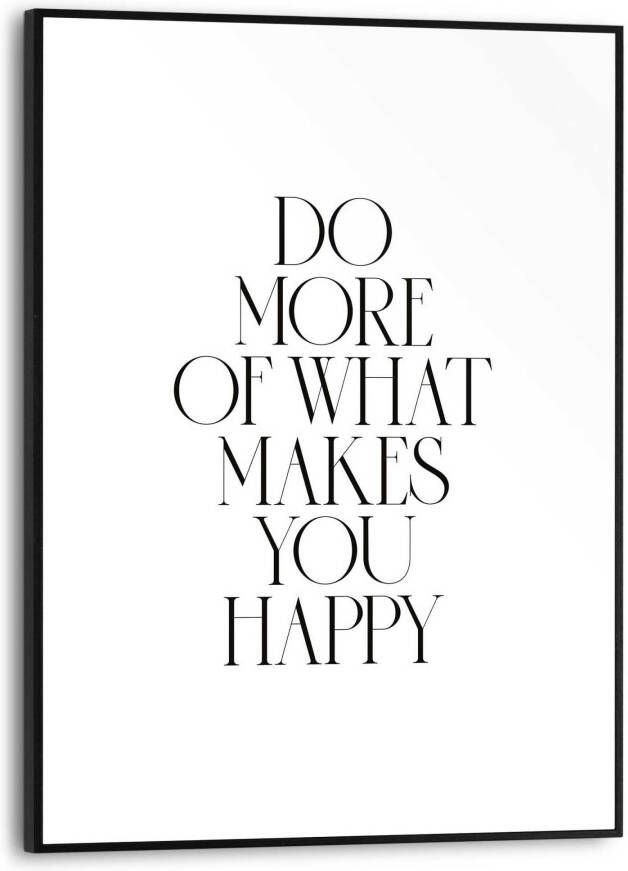 Reinders! Artprint met lijst More Happiness