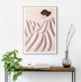 Reinders! Artprint met lijst Striped Figure - Thumbnail 1