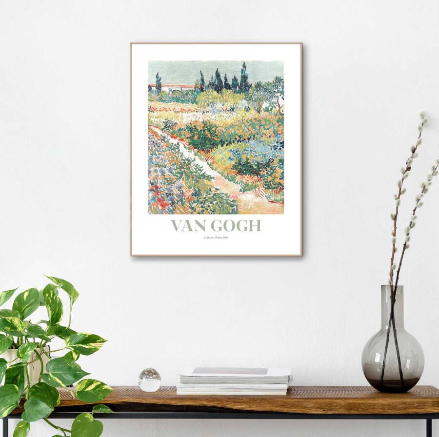 Reinders! Artprint met lijst Van Gogh riverbank in springtime