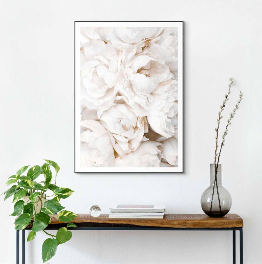 Reinders! Artprint met lijst White Roses