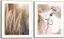 Reinders! Artprint Natuurlijke lijnen potloodtekening abstract vrouw pampa (2-delig) - Thumbnail 1