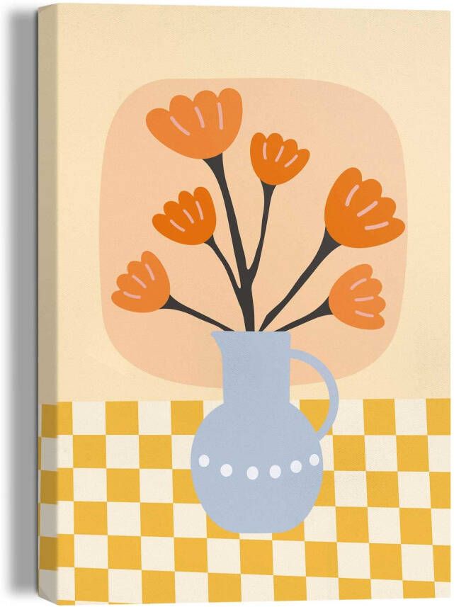 Reinders! Artprint op linnen Bloom Vase