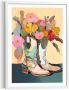 Reinders Flower Boots Schilderij 70x50cm Wit - Thumbnail 1