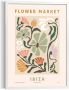Reinders Ibiza Flower Market Schilderij 70x50cm Wit - Thumbnail 1