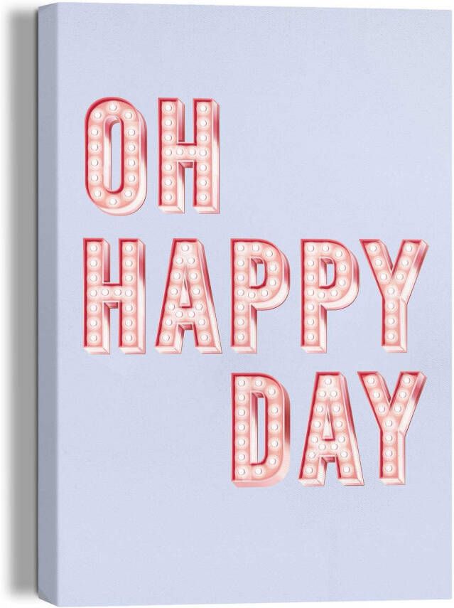 Reinders! Artprint op linnen Happy Day