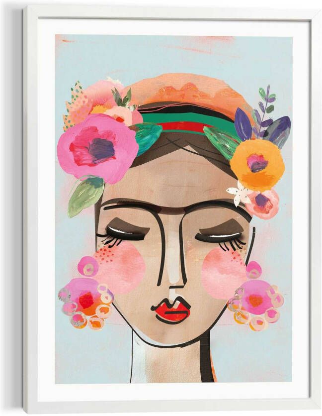 Reinders! Artprint op linnen HAPPY FACE