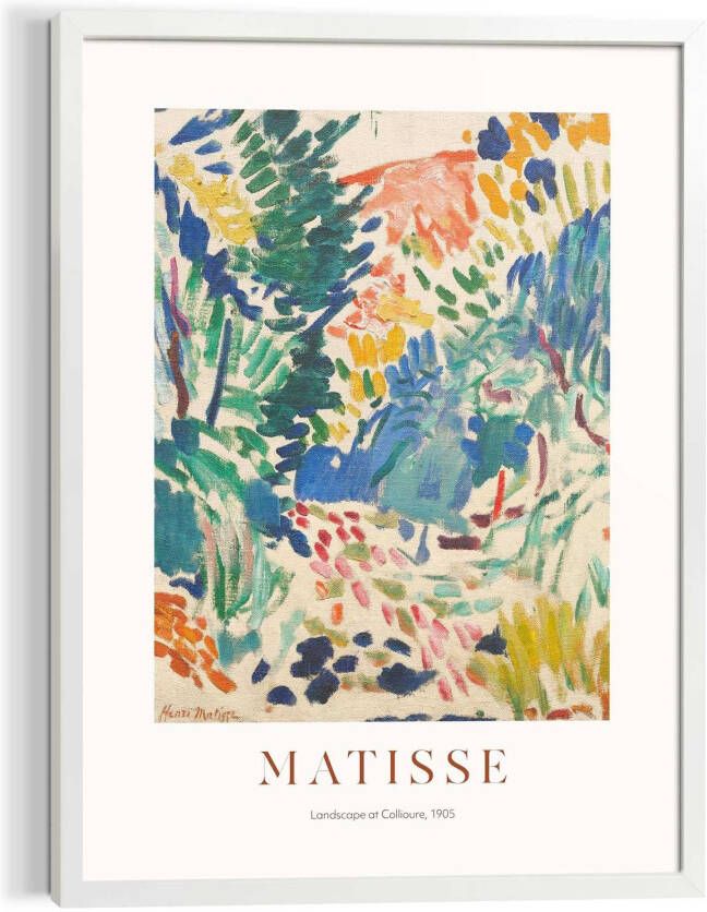 Reinders! Artprint op linnen Matisse Landscape at Collioure