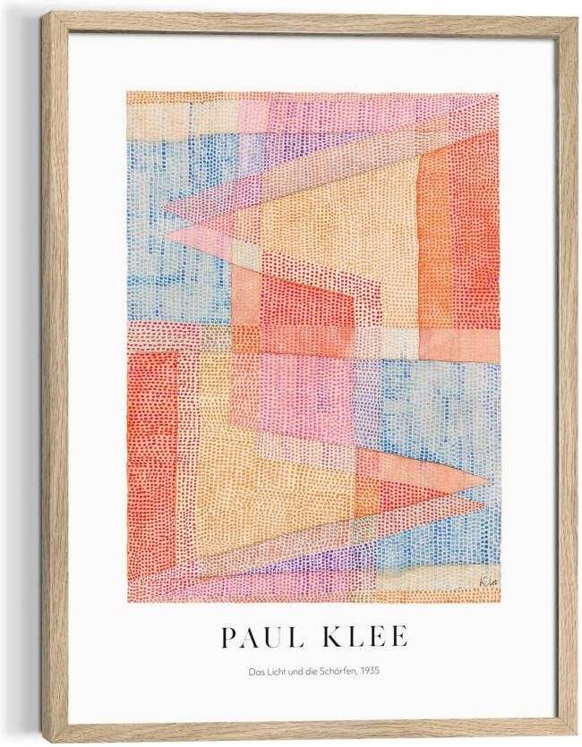 Reinders! Artprint op linnen Paul Klee Das Licht und die Schärfen