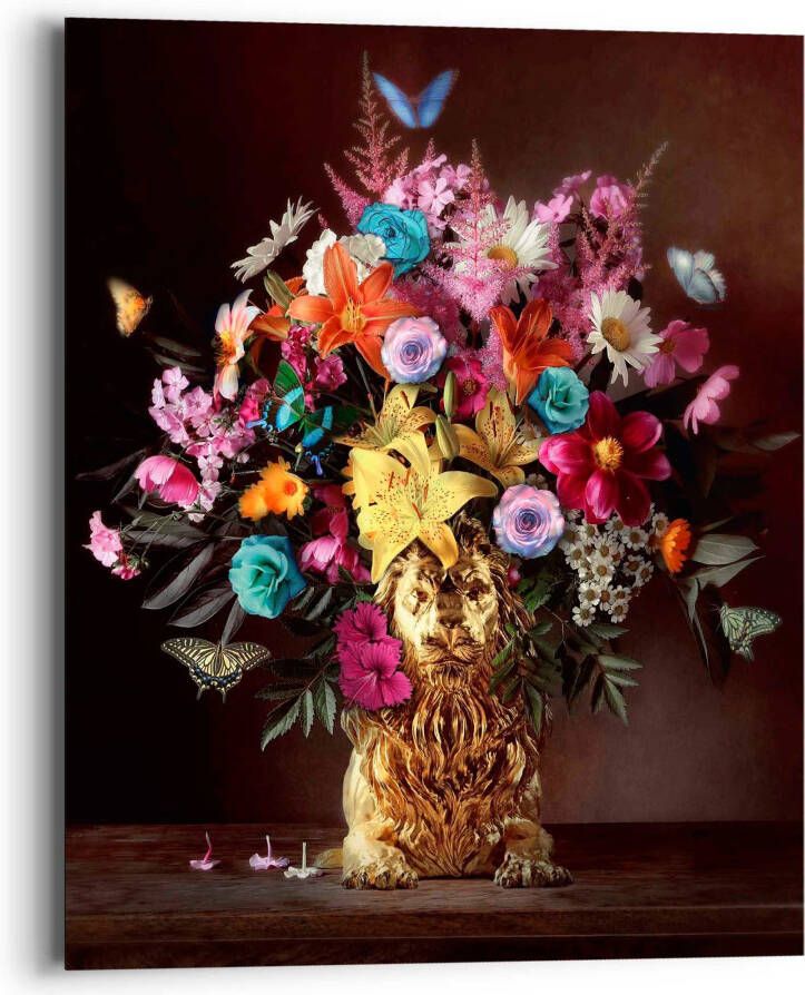 Reinders! Decoratief paneel Bloemenleeuw