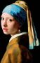 Reinders! Decoratief paneel J.Vermeer-meisje met de parel 60 90 cm - Thumbnail 1