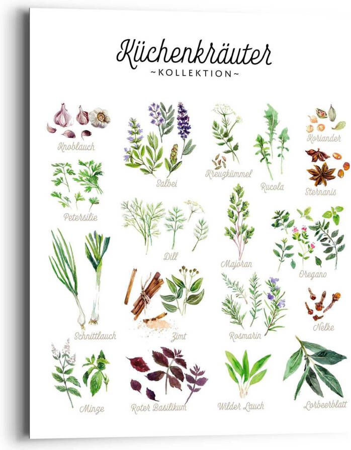 Reinders! Decoratief paneel Keukenkruiden