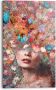 Reinders Floral Fusion Block Art Schilderij 116x78cm - Thumbnail 1