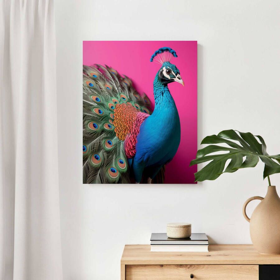 Reinders! Decoratief paneel Pink peacock