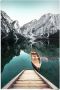 Reinders! Poster Berg meer Rocky Mountains Glacier winter - Thumbnail 1