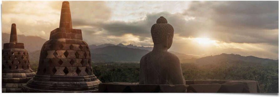 Reinders! Poster Boeddha tempel Borobudur