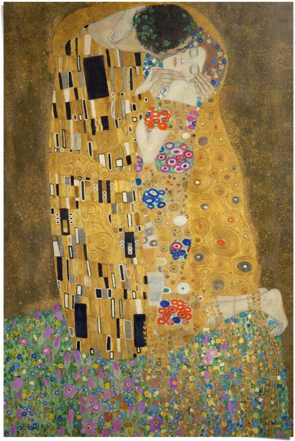 Reinders! Poster de kus Gustav Klimt