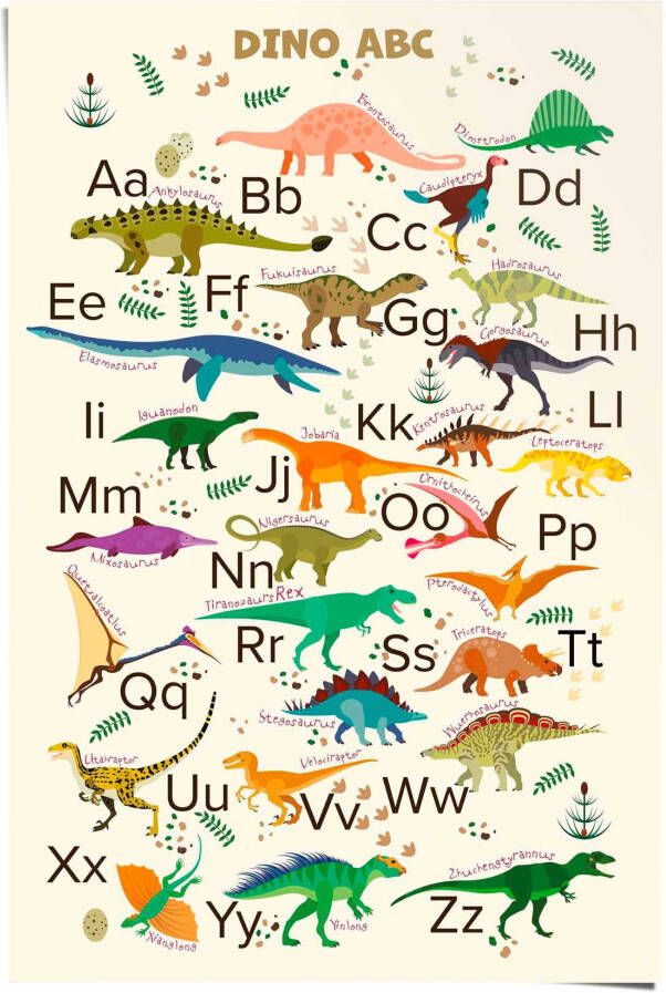 Reinders! Poster Dino ABC