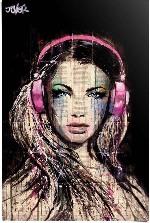 Reinders! Poster DJ Girl Loui Jover