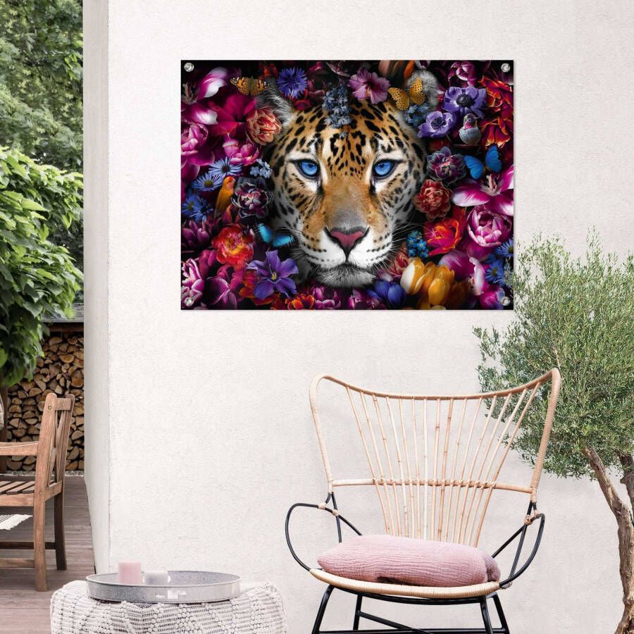 Reinders! Poster FLOWER CAT Outdoor voor tuin of balkon