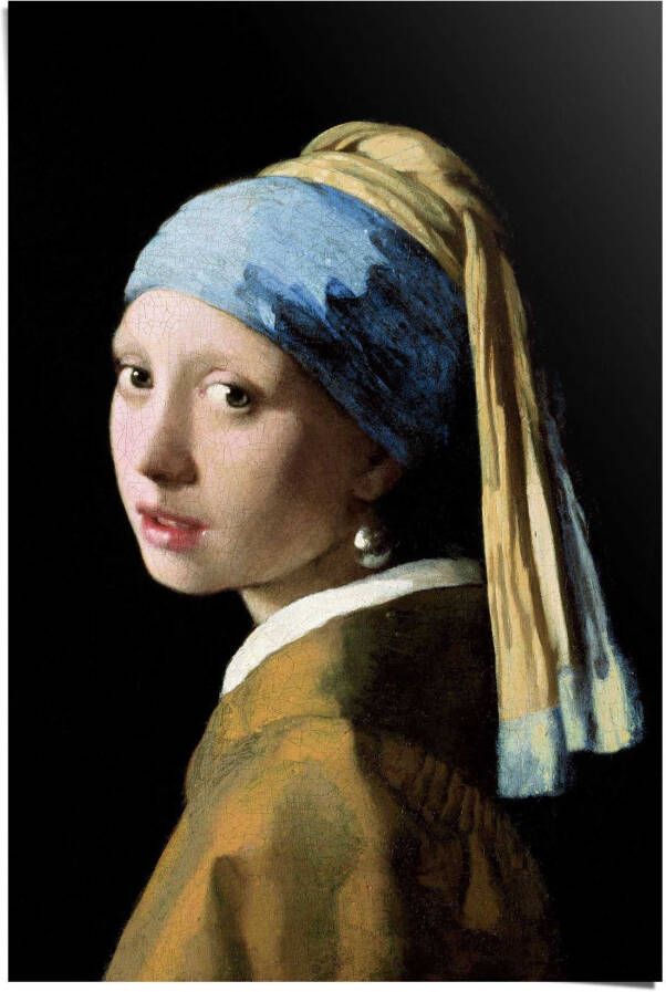 Reinders! Poster het meisje met de parel Jan Vermeer