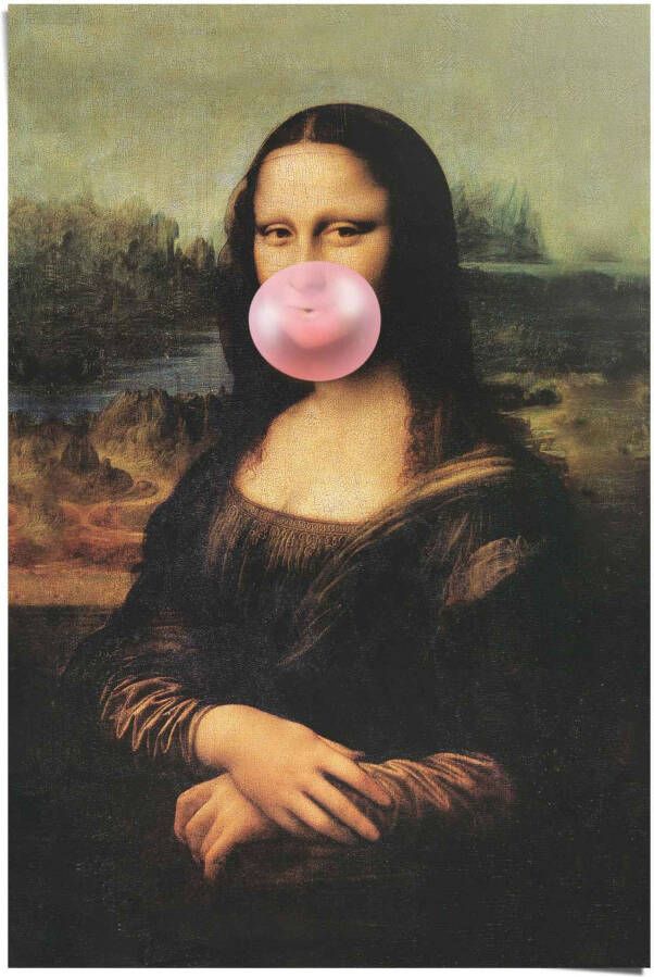 Reinders! Poster Leonardo Da Vinci kauwgom