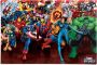 Reinders! Poster Marvel Heroes attack - Thumbnail 1