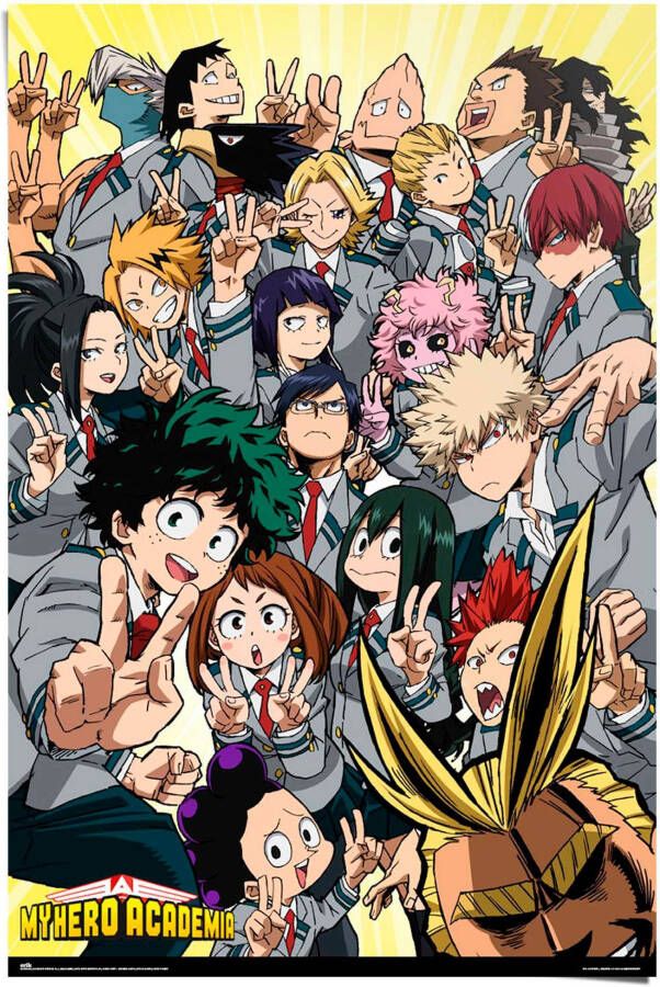 Reinders! Poster My Hero Academia UA class 1-A