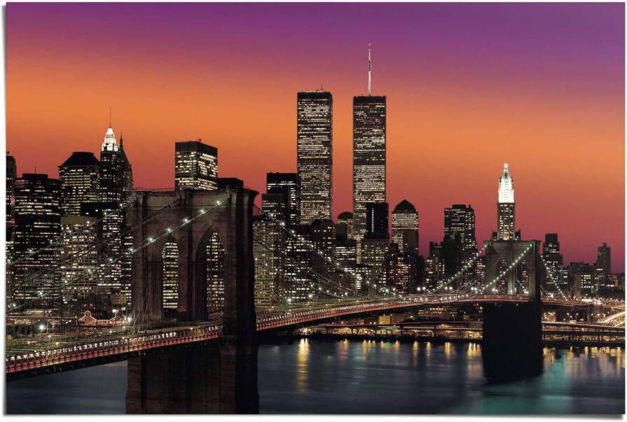 Reinders! Poster New York Brooklyn Bridge