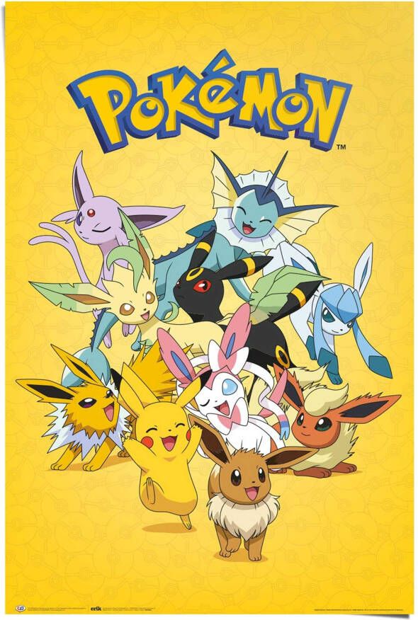 Reinders! Poster Pokémon Evolutionen