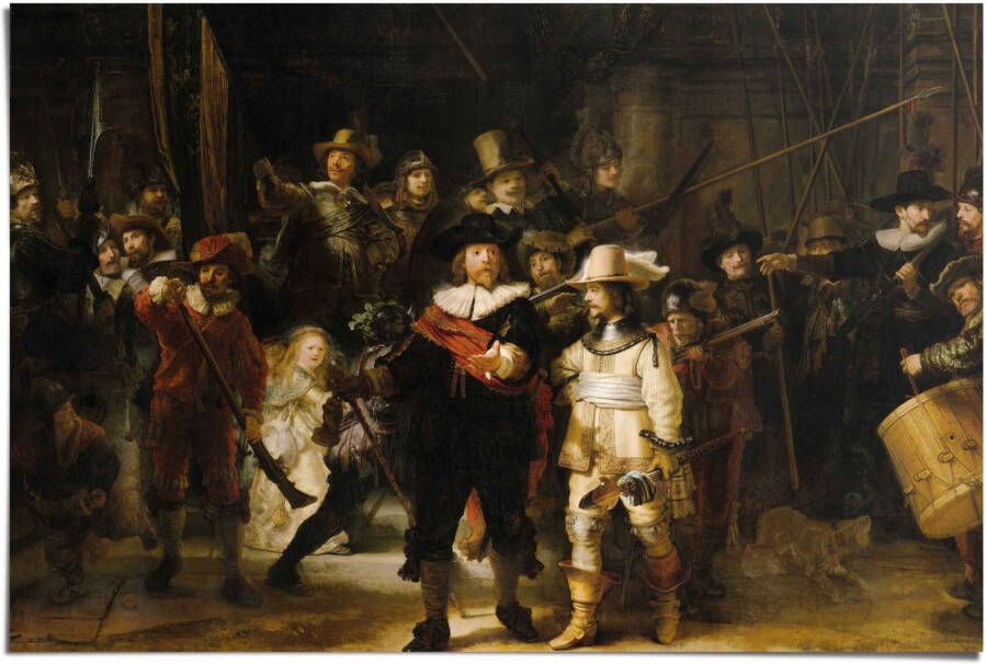 Reinders! Poster Rembrandt de nachtwacht